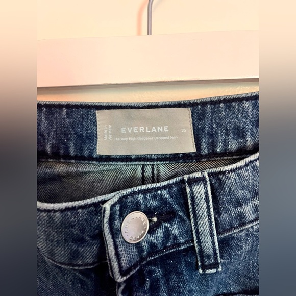 Everlane Women's Way-High® Gardener Cropped Jean in Diamond Stone, Size 25 - Picture 7 of 10